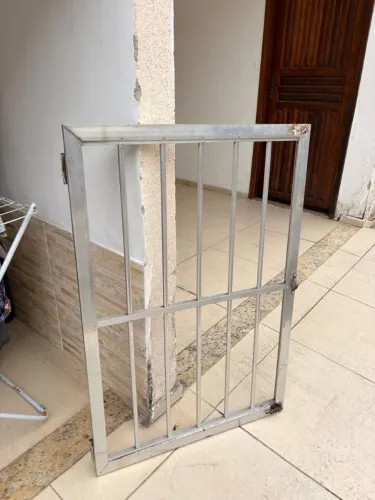 Portão alumínio 75x110 portãozinho pequeno