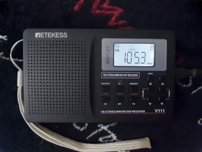 Rádio DSP AM FM Ondas Curtas Retekess V111 - NOVO