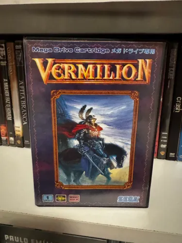 Jogo Sword of Vermilion japonês CIB para Mega Drive