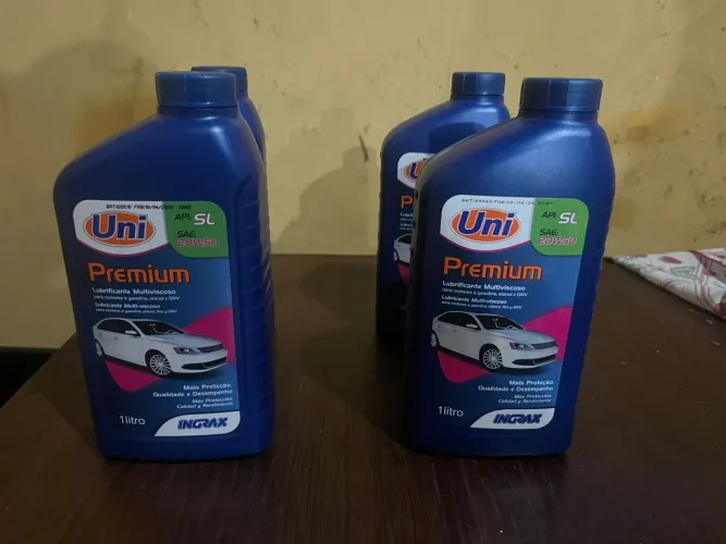 KIT: Óleo lubrificante Ingrax Uni Premium Sl 20w50 (4L)