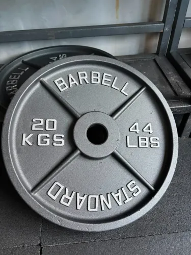 Anilhas Olímpicas Ferro Old School 20kg