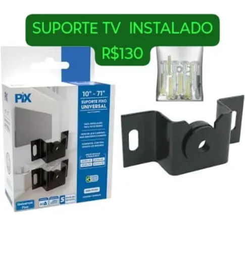Suporte TV instalado