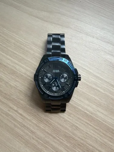 Relógio Guess Masculino Original W0601G1 - Aço Inoxidável (Apenas Venda)