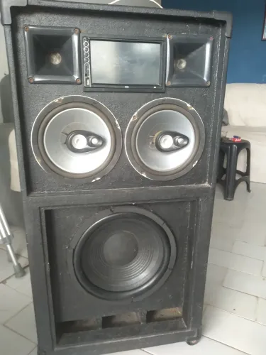 Caixa de som com fone de 12 de 550 rms