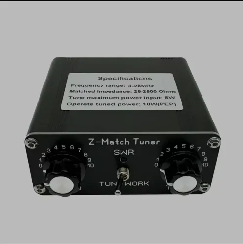 Sintonizador de antena QRP Z-MATCH 3-28Mhz