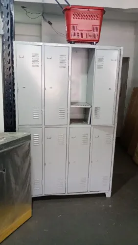 ROUPEIROS PARA OBRA EM ACO FINCIONARIO 8 PTS GRANDES COM DIVISOR PRONTA ENTREGA *