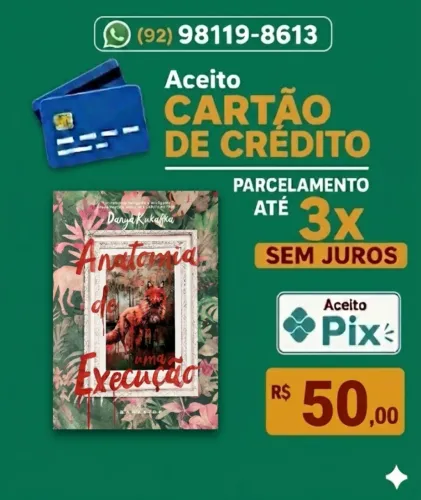 Livro Anatomia de uma Execução (capa de brochura)