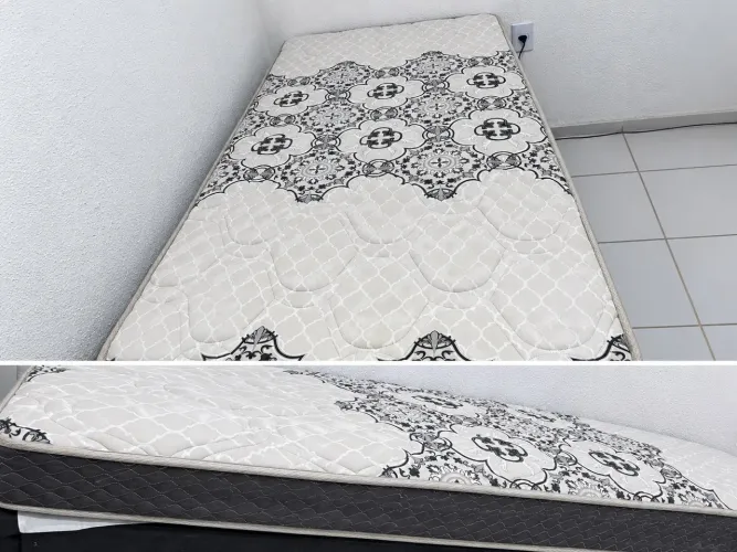 Cama box de solteiro nova