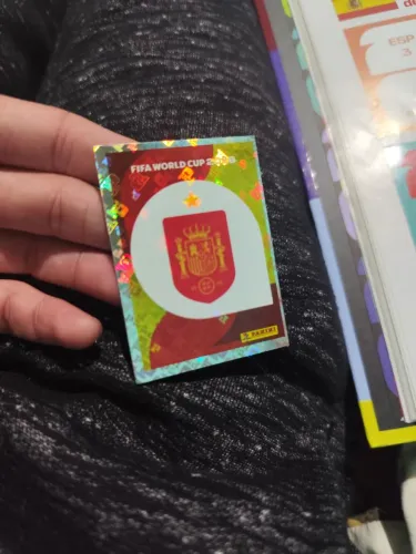 Figurinha Rara Brilhante Espanha 01