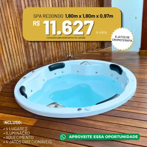 Spa/hidromassagem redondo oferta Caçapava e região
