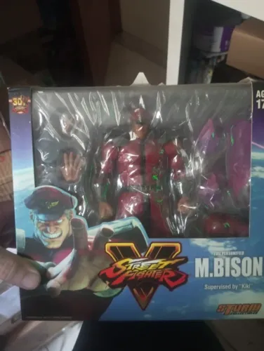Street Fighter V M. Bison Storm Collectibles boneco figura original vega