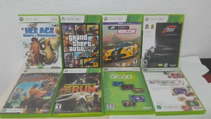 Jogos xbox 360 - preço individual na descrição