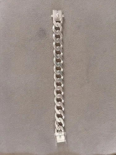Pulseira de prata 16mm