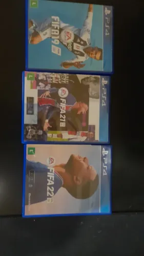 Colecão jogos FIFA, 19, 21 e 22.
