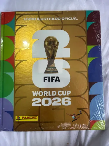 Álbum FIFA World Cup 2026 Panini Capa Dura Ouro - NOVO