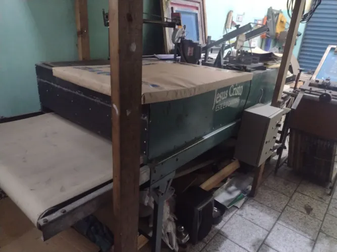 estufa secadora serigrafia com esteira