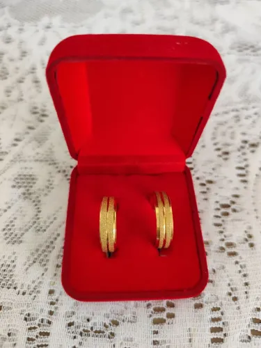 Alianças Banhadas a Ouro 18K
