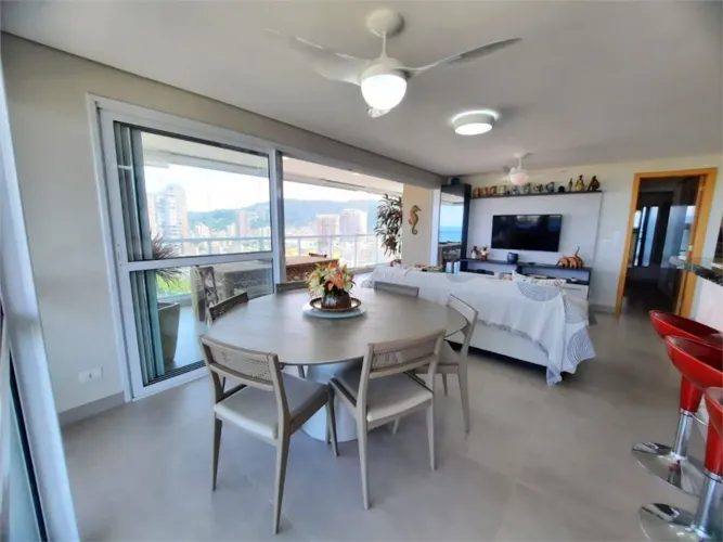 Cobertura Duplex com Vista Panorâmica e Piscina Privativa para Locação na Enseada Guarujá