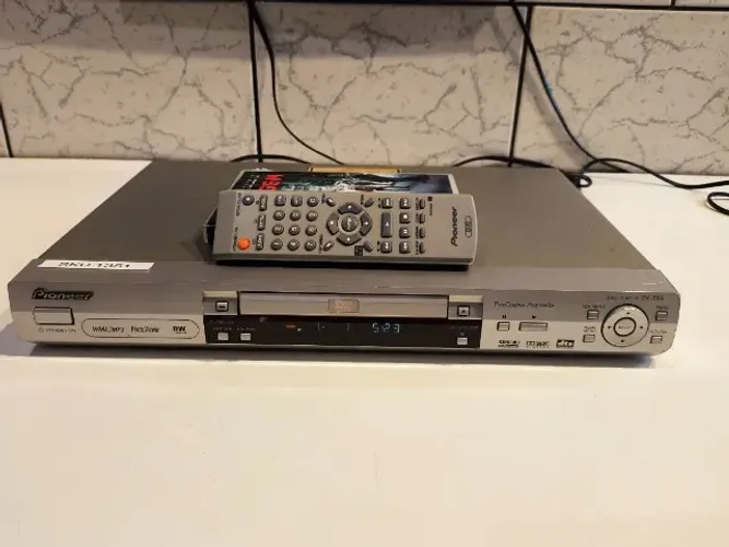 DVD PLAYER PIONNER DV-366 COM CONTROLE E FILME DE BRINDE 