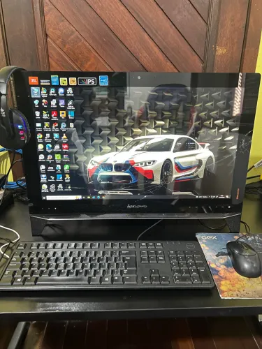 Computador Lenovo All in One B550 - Core i7 - tela 23