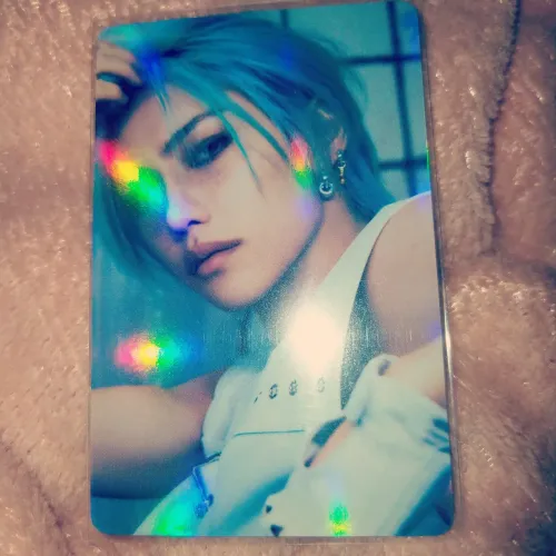STRAY KIDS RockStar Lomfoto card LASER acompanhado com SLEEVE