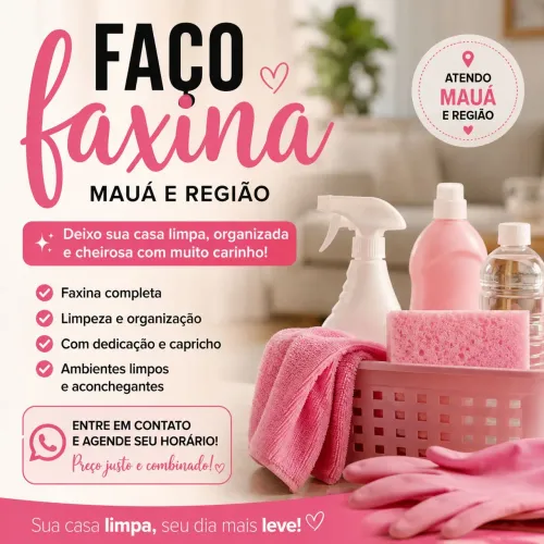 Faço faxina completa