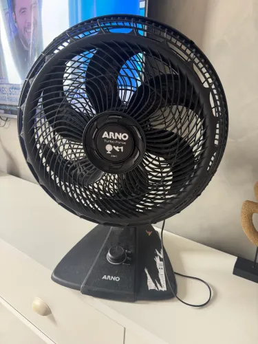 Ventilador 2 em 1 Arno X-Treme 6 VE60 40cm 6 Pás 3 Velocidades Preto
