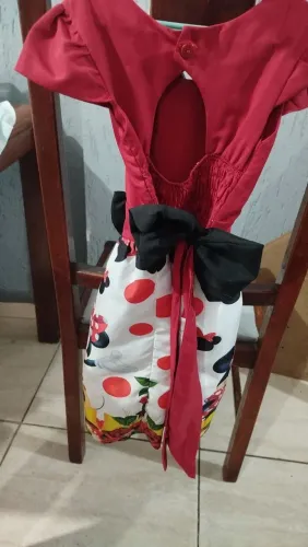 Vendo vestido de festa tema da Minnie