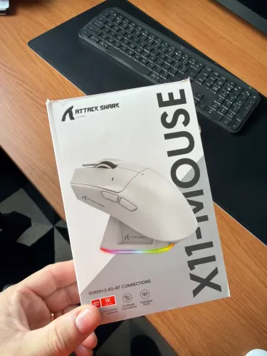 Mouse Attack Shark X11 branco