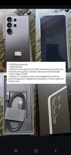Vendo Samsung S26Ultra novo na caixa.