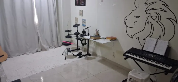 Bateria eletrônica completa 