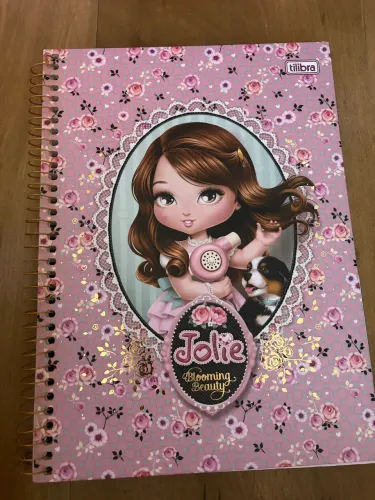 caderno tilibra jolie blooming beauty capa dura