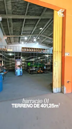 BARRACÃO NO CAJURU!! 700,25m²,03 ESCRITÓRIOS,RECEPÇÃO,DEPÓSITO