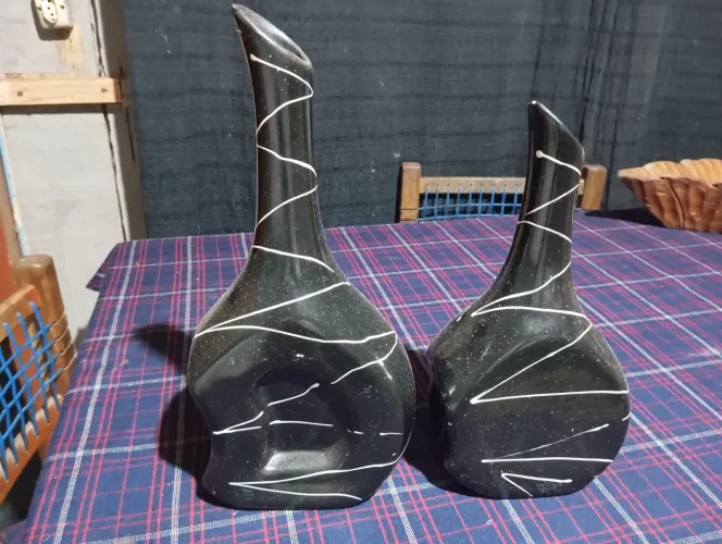 Par de vasos para decoração