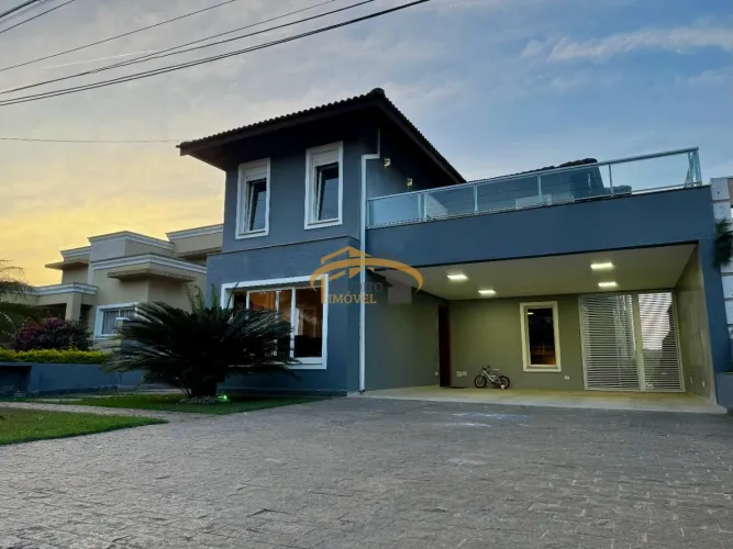 Sobrado para venda, em condomínio fechado, Vargem Grande Paulista, com 4 suítes, 6 vagas d