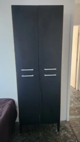Armário Multiuso com 4 Portas | Excelente para Cozinha, Escritório ou Lavanderia
