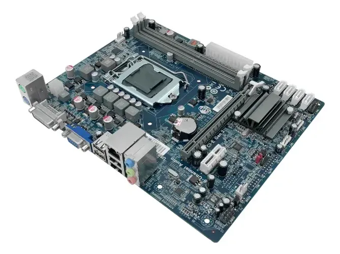 Placa-mãe Ecs H61h2-m2 Lga 1155 Ddr3 16gb Micro-atx Azul