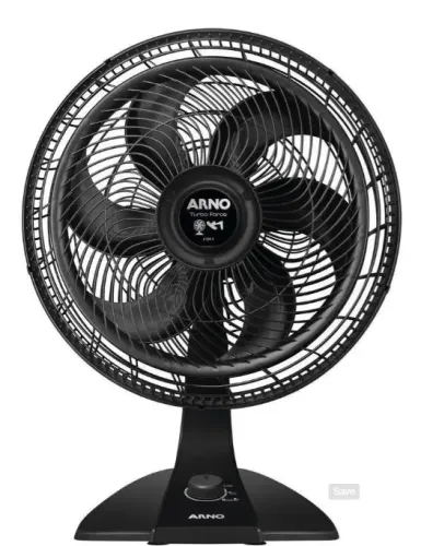Ventilador Arno Turbo Force 2 em 1 Preto