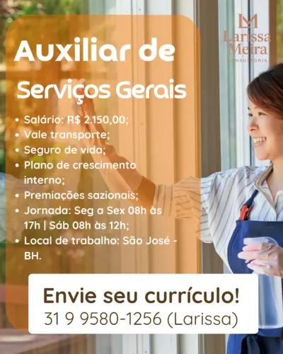Auxiliar de Serviços Gerais 