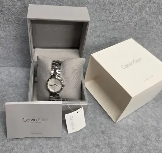 Calvin Klein K5t33146 Relógio Feminino Prateado
