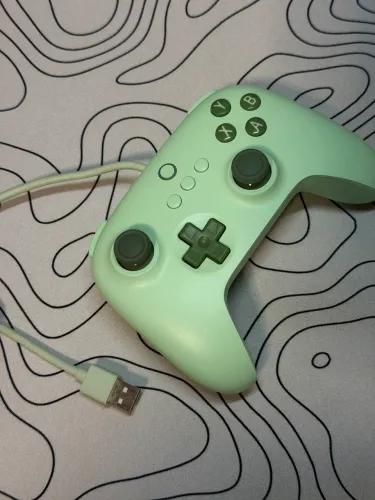 Controle 8bitdo Ultimate C Com Fio Android Windows Verde Field Green