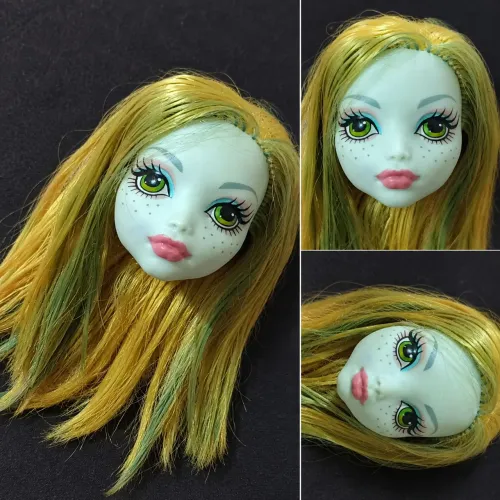 Cabeça original monster high G1 Lagoona G1 Mattel