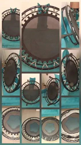 TRAMPOLIM JUMP PROFISSIONAL/CAMA ELÁSTICA REFORCADO COM CAPA SEMI NOVO