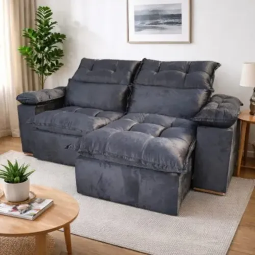 Sofá Retrátil Imperial 2m - Entrega Rápida