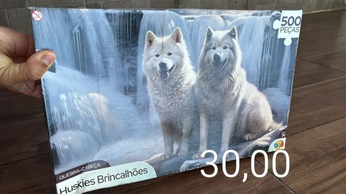 Vendo vários quebra cabeça!