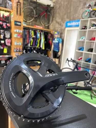 Pedivela Shimano sora 50/34t braço de 175mm retirado de bike nova 