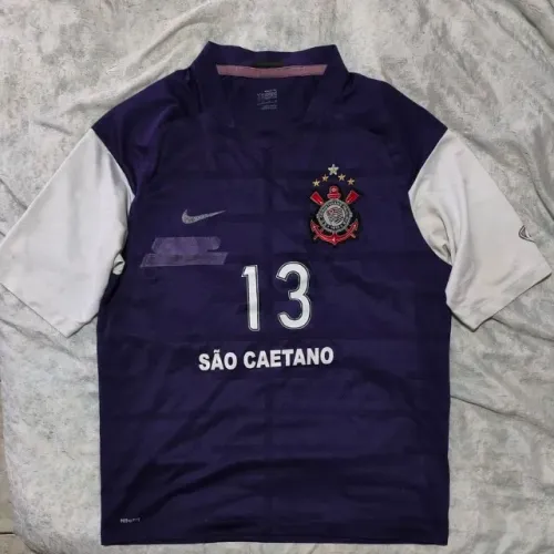 camisa original 2009 2010 treino corinthians roxa tamanho p