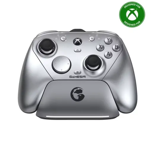Controlador Com Fio Xbox Gamesir G7 Pro, Prata