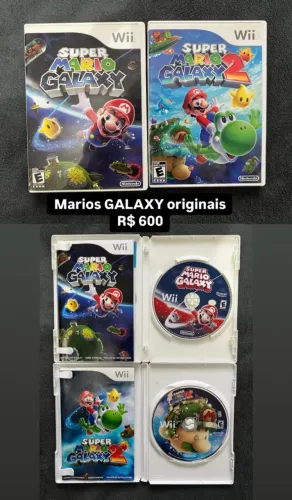 Mario galaxy originais Wii u