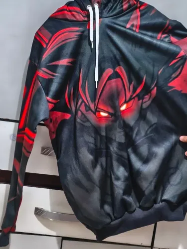 (Valor negociável) Blusa de frio com Capuz (NUNCA USADA) Tam M - Dragon Ball